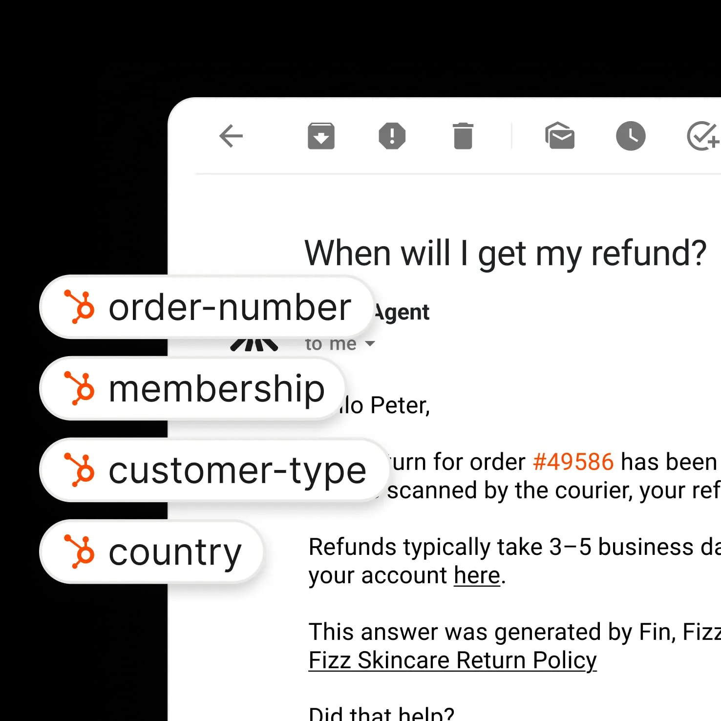 Fin for HubSpot