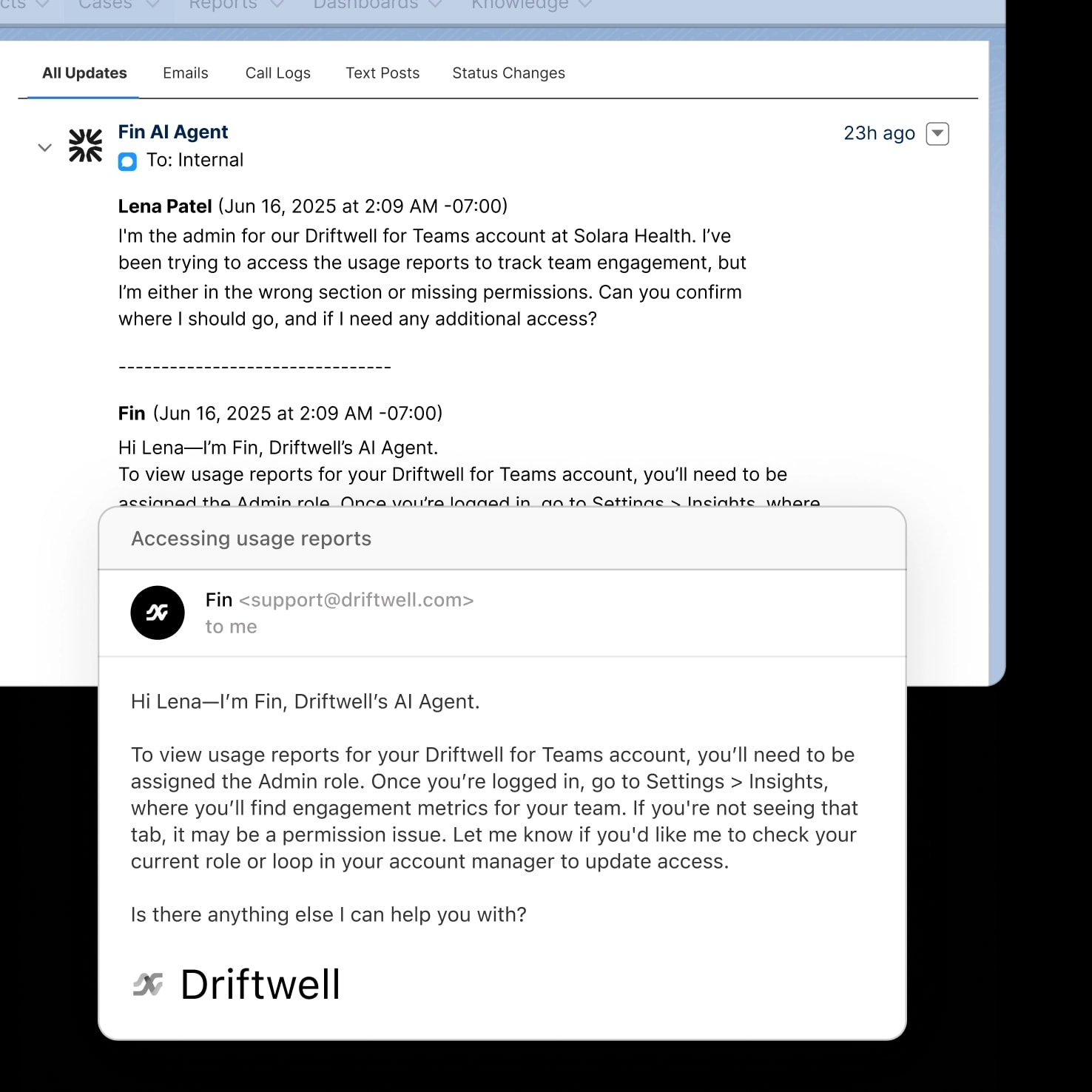 Salesforce Cases