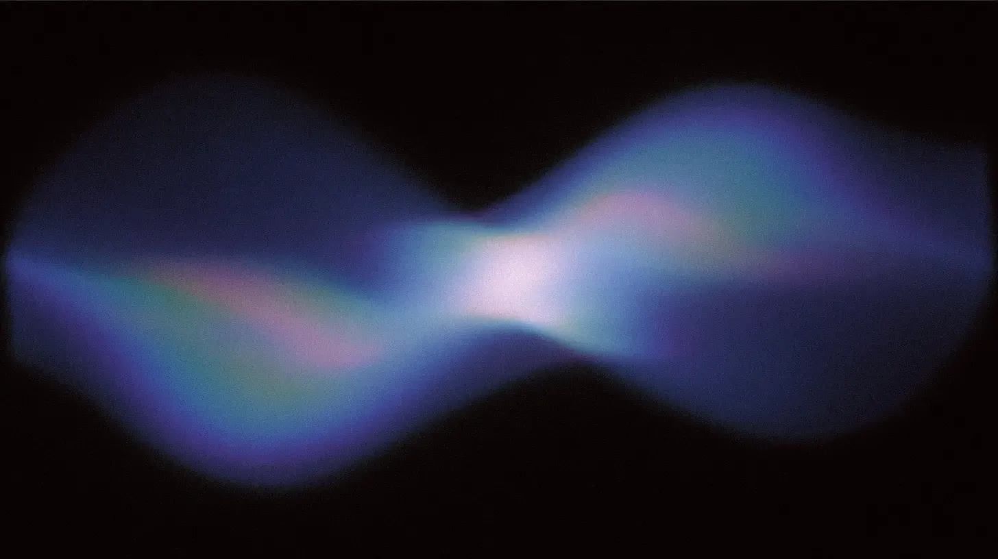 A decorative background depicting a gradient of colors